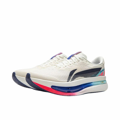 （Women & Men）Li-Ning Red Hare 9 Ultra Marathon Running Shoes - Champagne White/Blue