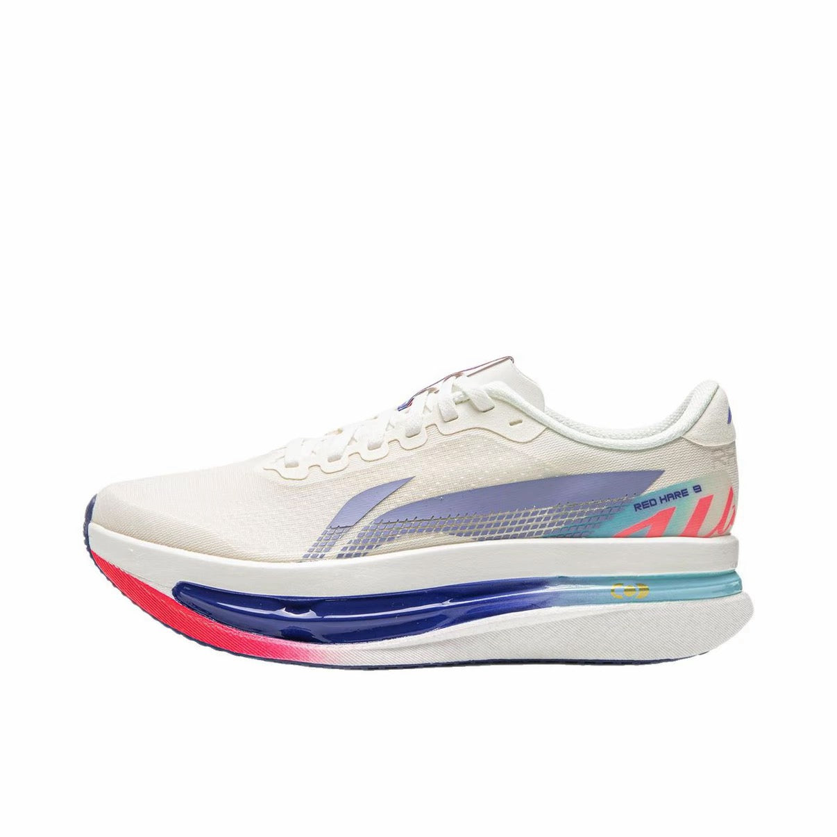 （Women & Men）Li-Ning Red Hare 9 Ultra Marathon Running Shoes - Champagne White/Blue