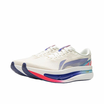 （Women & Men）Li-Ning Red Hare 9 Ultra Marathon Running Shoes - Champagne White/Blue