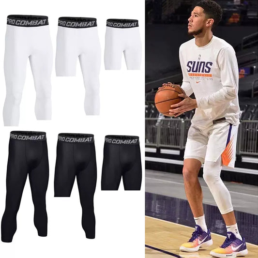 Basketball Tight Pants/High Elasticity Quick-drying Fitness Training Sports Bottoming Pants