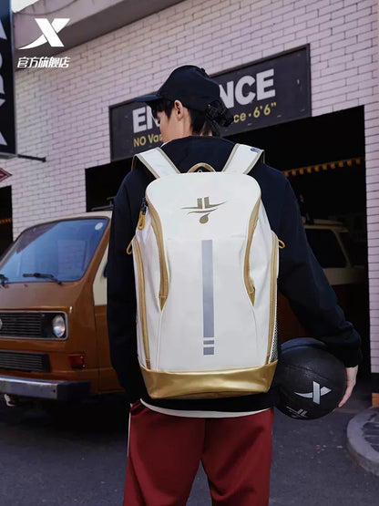 Jeremy Lin Same Style丨Xtep Basketball Sports Backpack Outdoor Large Capacity Backpack