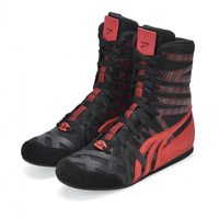Do-win High Barrel Professional Boxing Training Shoes - Red/Black