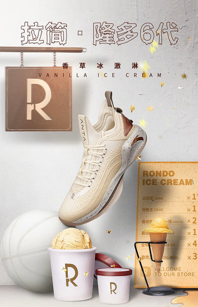 Anta Men's Rajon Rondo RR6 Vanilla Ice Cream