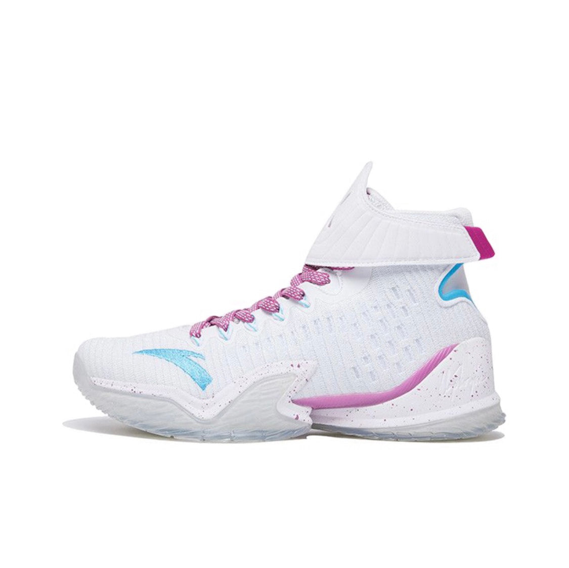 Anta Men's Klay Thompson Kt3 White/Blue/Pink Basketball Shoes