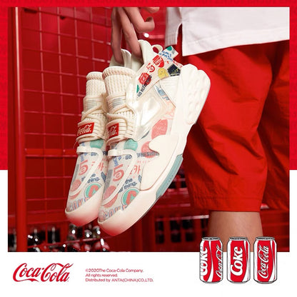 Anta Herren Badao x Coca Cola Weiß/Rot/Blau