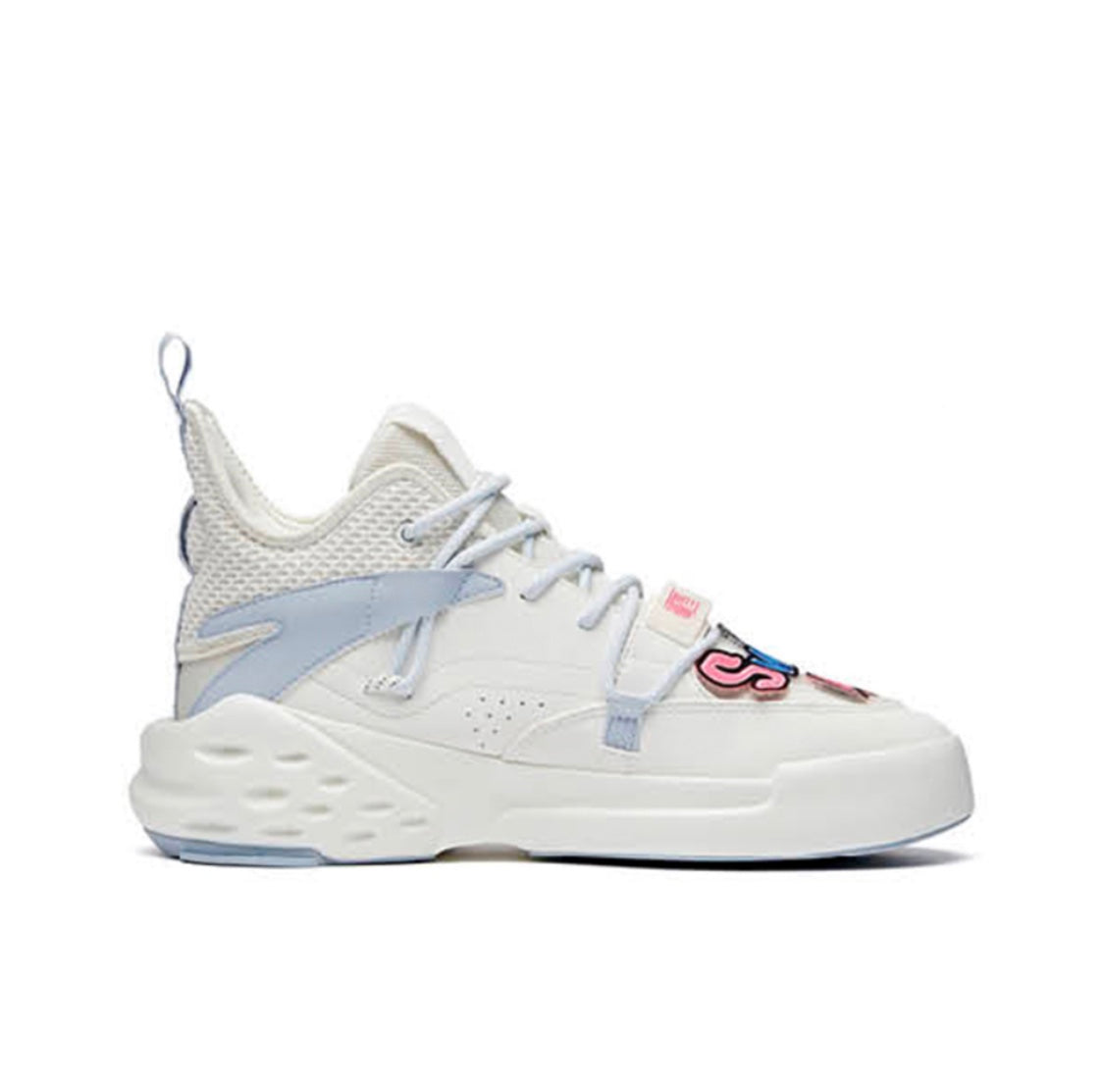 Anta Women's Badao 5 Mid White/Blue