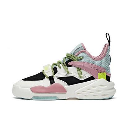 Anta Women's Badao 5 Mid White/Black/Pink