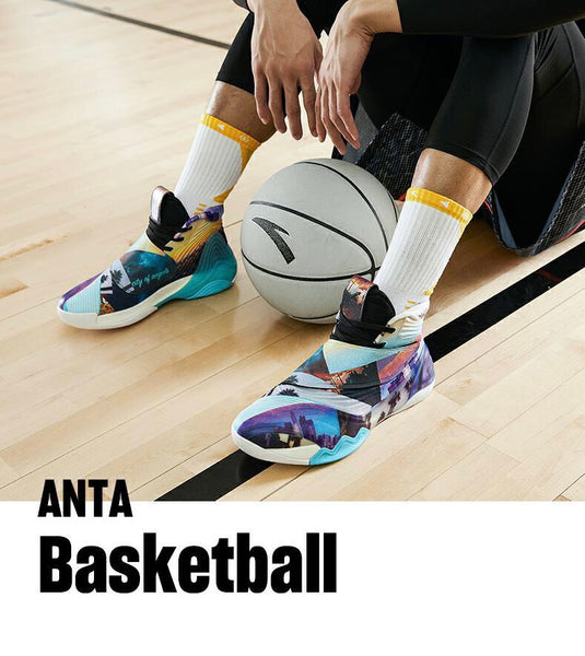 Anta Klay Thompson KT6 “Los Angeles” 2020 High Men's Sneakers -  Blue/White/Purple