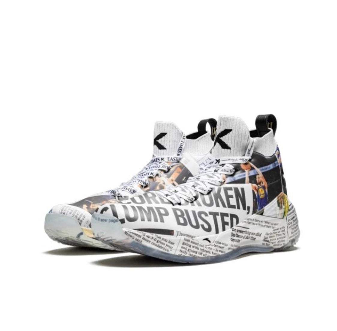 Klay thompson best sale shoes newspaper