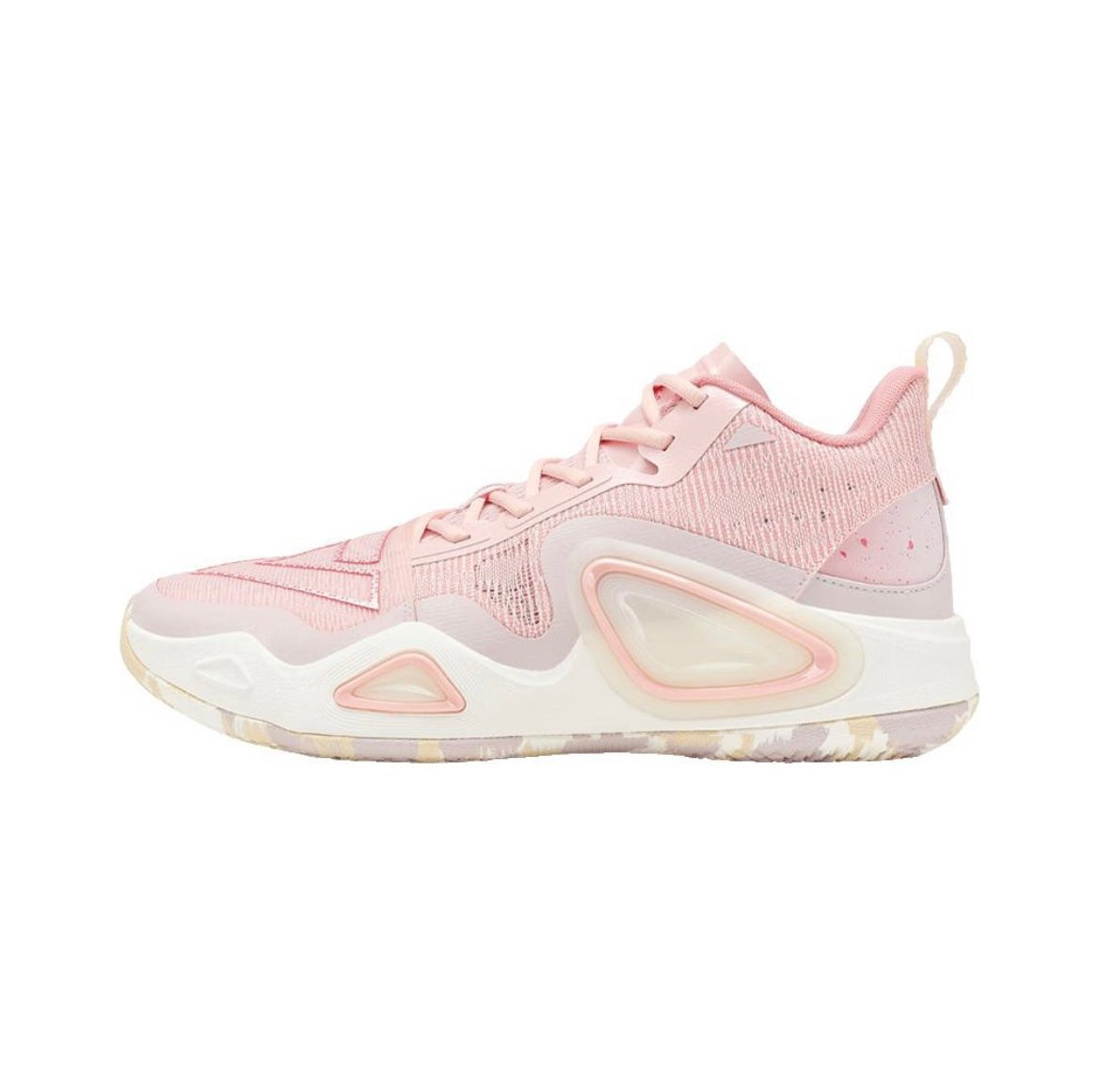 Peak Taichi Surging Big Triangle 2.0 Low Basketball Shoes - Cherry blossoms