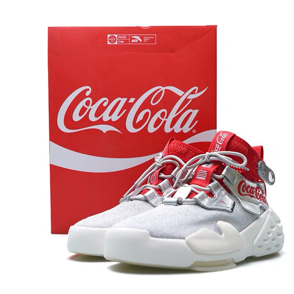 Anta x Coca Cola Badao Men's Casual Shoes - Silver/Red