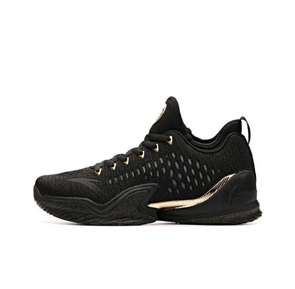 Anta Klay Thompson KT3 Men's Cushioned Middle Basketball Shoes - Black