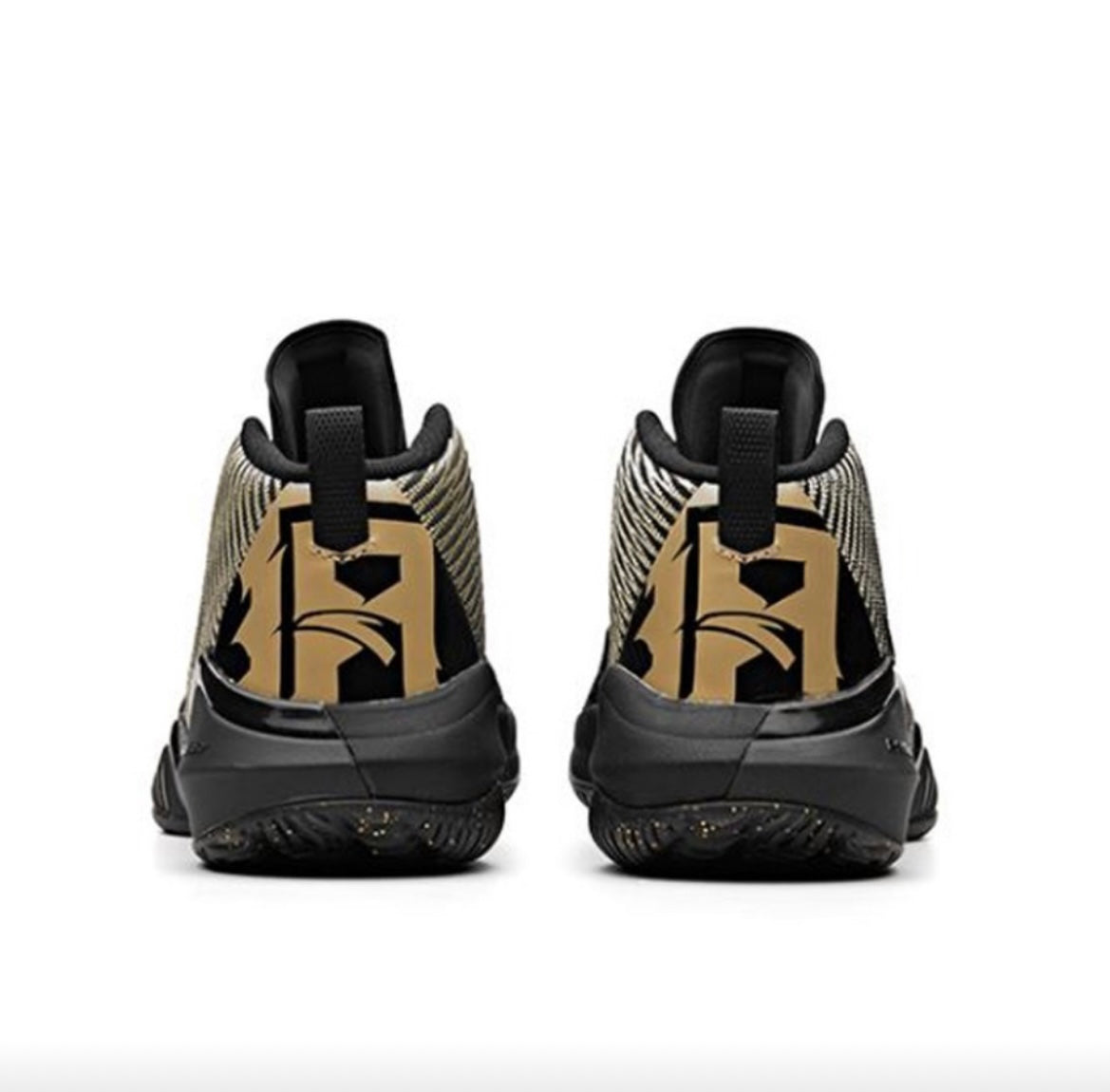 Klay Thompson x Anta Shock The Game 2.0 Basketball Shoes - Black/Gold