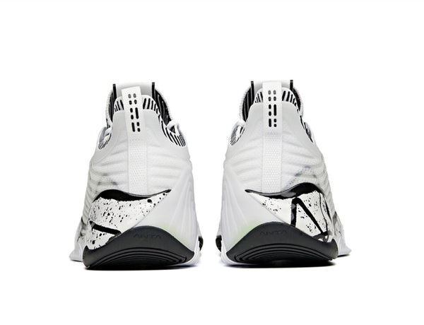 Anta Klay Thompson Kt6 Men's Low Basketball Shoes - White/Black