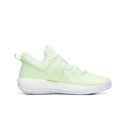 Anta Shock Sweep 4 Wear-resistant Breathable Basketball Shoes - Fluorescent green