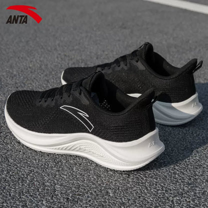 Anta Women 2023 Spring C37 Sports Running Shoes - Black/White