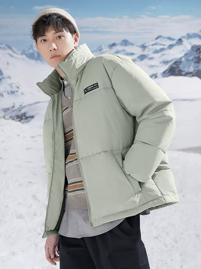 361 Degree Down Jacket 2022 Winter Men's Short Hooded