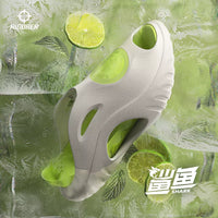 Austin Reaves x RIGORER Waterproof Soft Elastic Shark Slippers - Lime