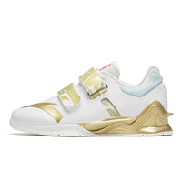 Anta 2 National Team Professional Weightlifting Shoes / Squat Shoes - White/Gold