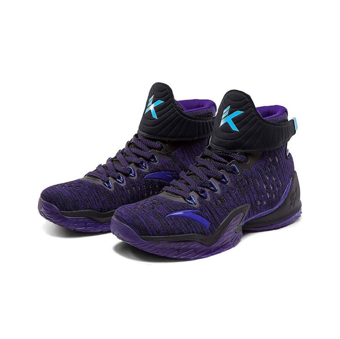 Anta Men's Klay Thompson Kt3 Black/Purple Basketball Shoes