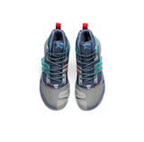 Anta Quick Fight 4 High Basketball Shoes - Blue/Gray