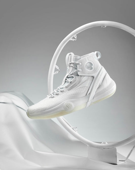 361 Degrees AG3 Pro Basketball-Sneaker – Reinweiß 