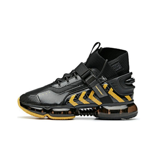 Marvel x Anta “Iron Man” High Running Shoes - Black/Yellow